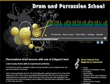 Tablet Screenshot of drumandpercussionschool.com